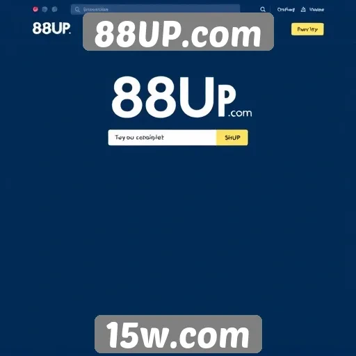 Acessibilidade e design do site 88UP.com